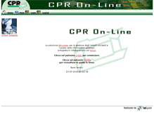 Tablet Screenshot of cpronline.cprsystem.it